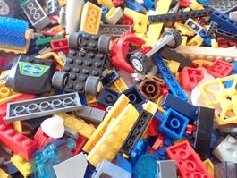 sehr viele LEGO Steine bunt gemischt Kiloware (N2)