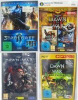 PC-Spiele Warhammer, Men of War, Starcraft II, Dragon Comman