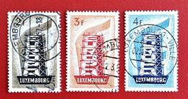 LUXEMBOURG LUXEMBURG WIEDERAUFBAU EUROPA MARKEN SATZ 1956 GE