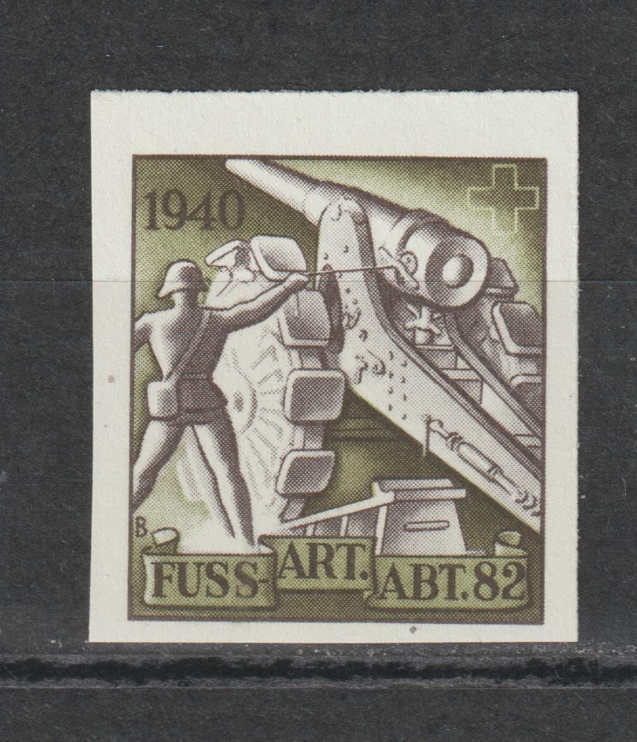 Tutti i francobolli: Artillerie Nr. 281/2 ** – Usato da Siebnen venduto da Fstaehli