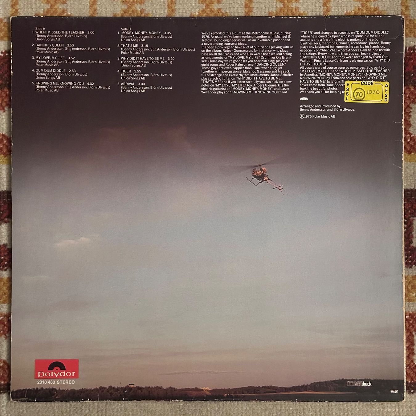 Dischi in vinile: LP - ABBA - Arrival – Usato da Breganzona venduto da Onairda75 1