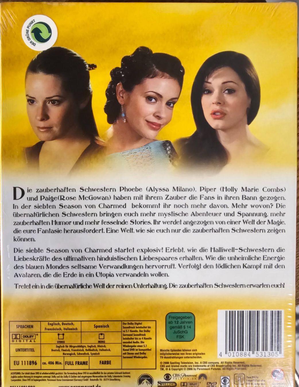 Tutti i DVDs: Charmed - Season 7 Volume 2 – Nuovo e nell'imballaggio originale da Wahlen b. Laufen venduto da Cg10 1