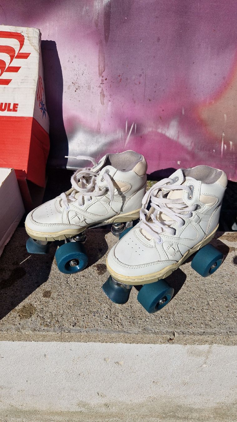 Pattini in linea & Pattini a rotelle: starway patins à roulettes taille 33 1990 – Usato da Les Acacias venduto da str_6prq 1