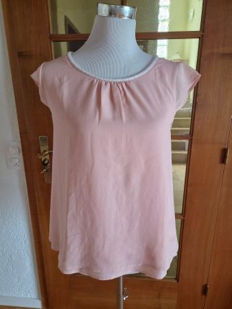 S. Oliver Sommerliches, leichtes Chiffon Top, Grösse S,