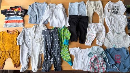 Baby Kleiderpaket Paket Kleidung 18 Teile 62 /68