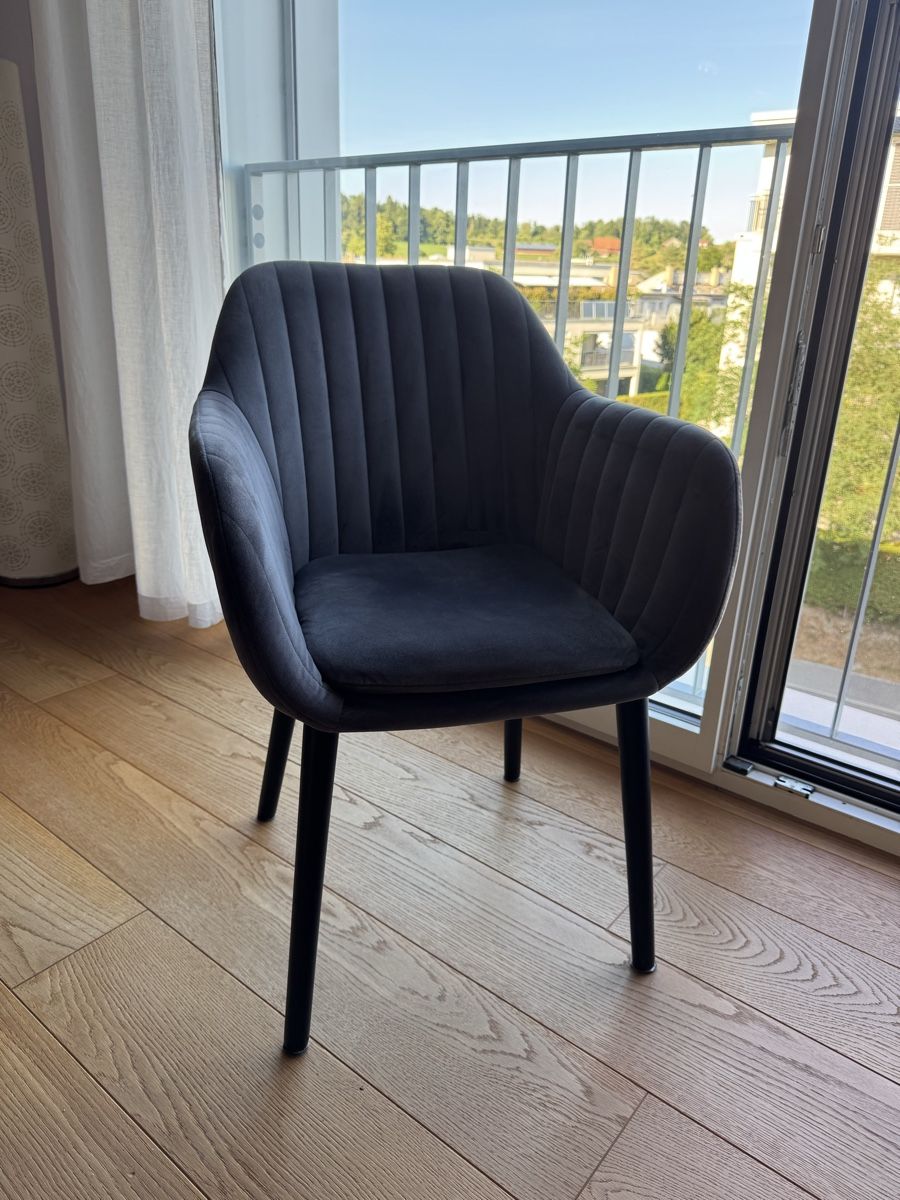 Stühle:  Stoffstühle grau – Gebraucht aus Hagendorn von hpw2207 4