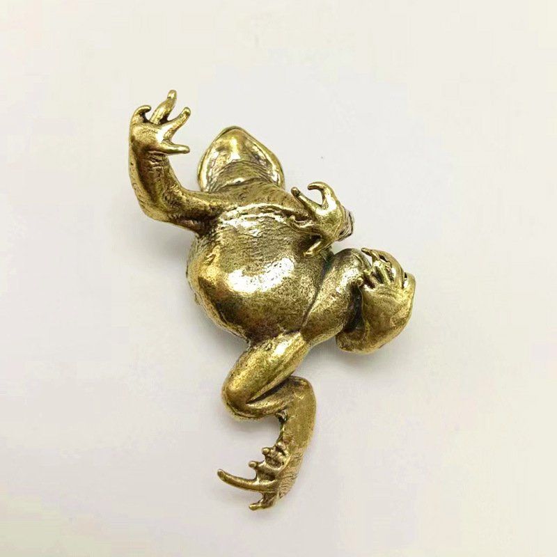 Statuette: Kröte Frosch aus Messing – Nuovo (secondo la descrizione) da Uerkheim venduto da Kaufoption 5