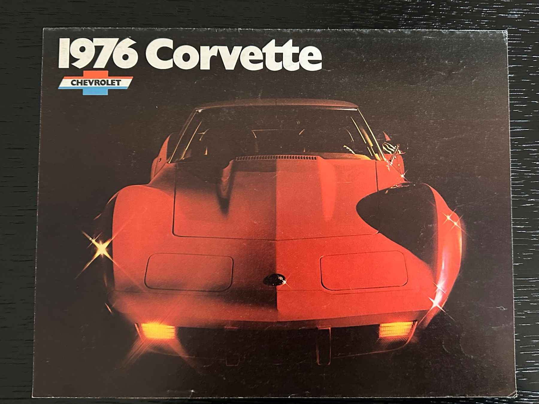Chevrolet Dokumente: Prospekt 1976 Chevrolet Corvette – Gebraucht aus Bern von 3636-agb