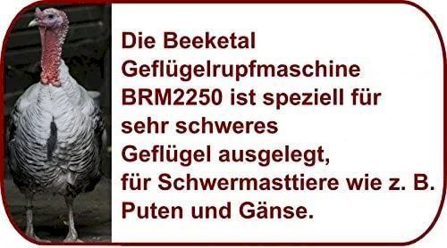 Attrezzatura professionale & Gastronomia: Beeketal BRM2250 Geflügelrupfmaschine – Nuovo e nell'imballaggio originale da Bottighofen venduto da zaap 8