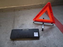 Original Fiat Pannendreieck mit Aufbewahrungsbox