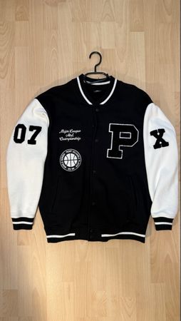 Veste style université noir blanc taille S