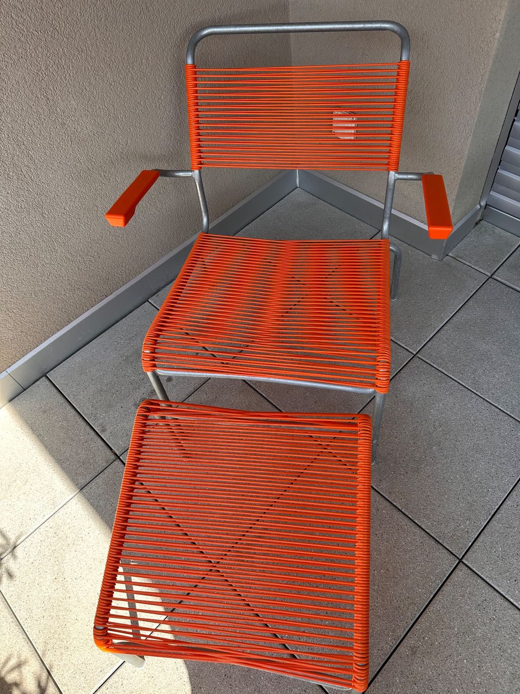 Schaffner Sessel: Schaffner SÄNTIS Lounger Spaghetti mit Hocker – Gebraucht aus Tafers von fredcardo 1