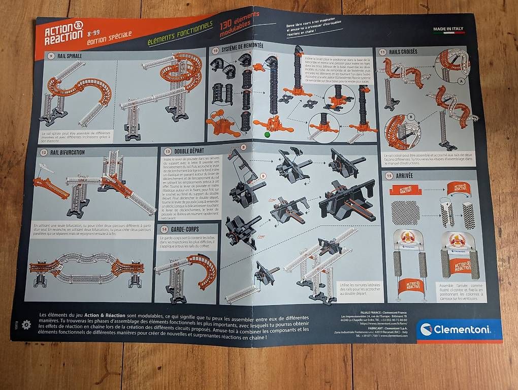 Giochi: Circuit de bille Clementoni Action & Reaction Deluxe Pack – Usato da Marly venduto da schallerja 1