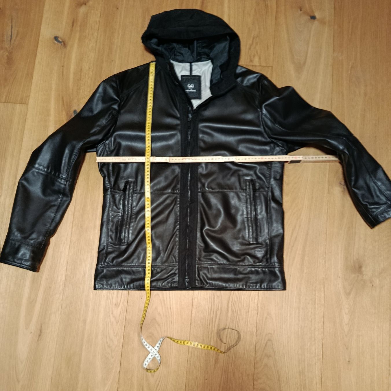 Strellson Jacken: Strellson Lederjacke mit Kapuze – Gebraucht aus Unterägeri von rockundhosenusw 5