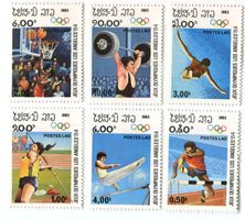 Briefmarken "Olympische Spiele". Laos.