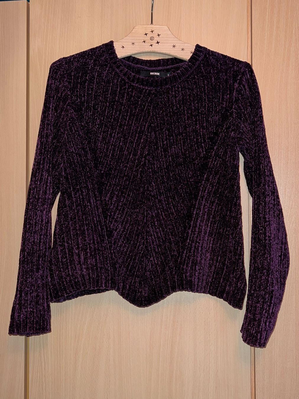 Maglioni & Felpe: Samt-Strickpullover (lila/dunkelviolett) – Nuovo (secondo la descrizione) da Therwil venduto da blubblubblubb 2