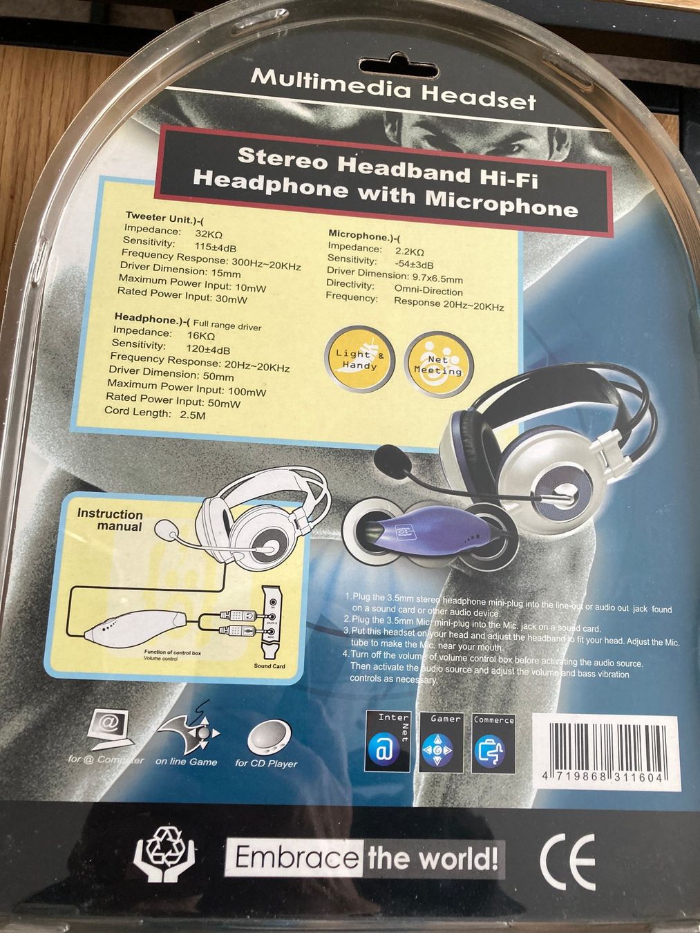 Cuffie: Head Set – Nuovo e nell'imballaggio originale da Wetzikon ZH venduto da Herbi_58