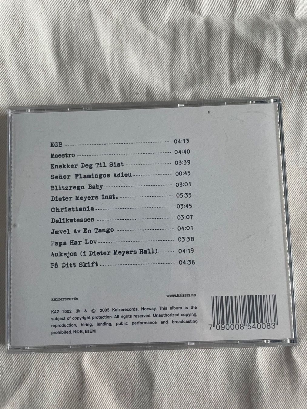 CDs: Kaisers Orchestra - Maestro – Gebraucht aus bern von Mrmaynard 1