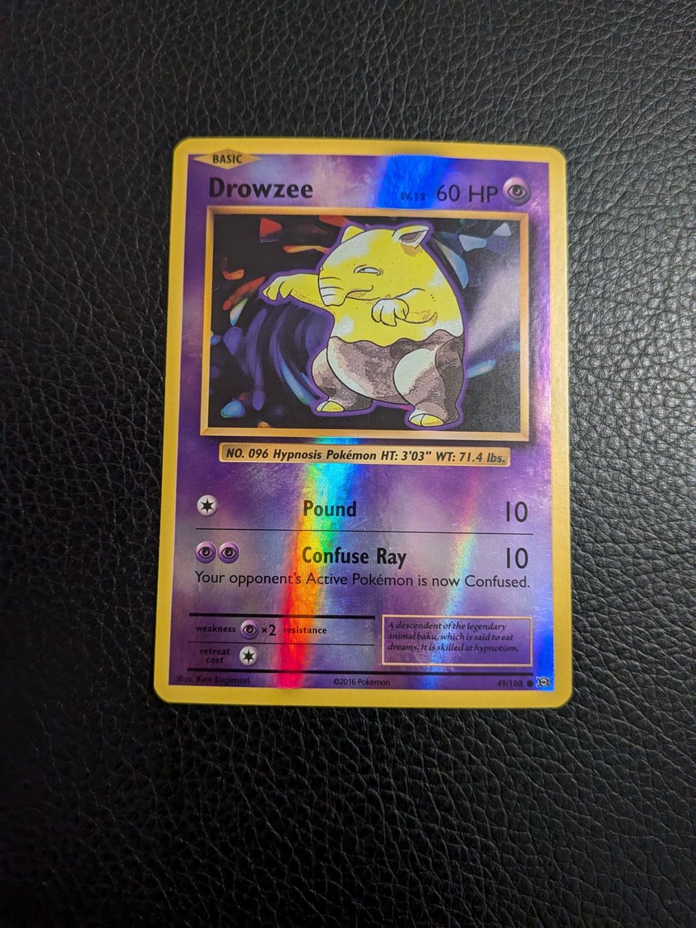 Pokémon Cartes à collectionner: Evolutions Drowzee reverse 49/108 Ab 1 – D'occasion à Paradiso par Pkmn10