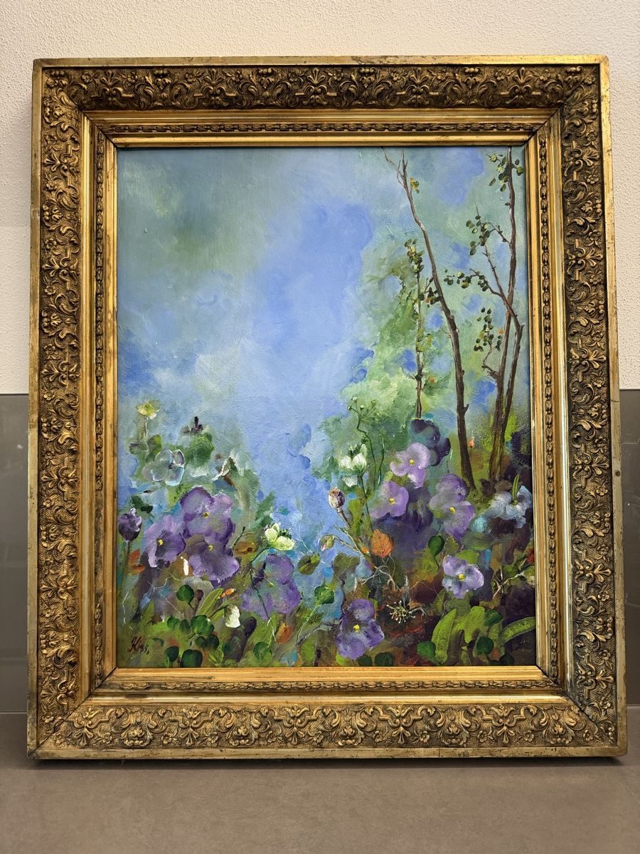 Dipinti: Quadro dipinto a mano su tela con la cornice – Usato da Cademario venduto da Iby_30 5