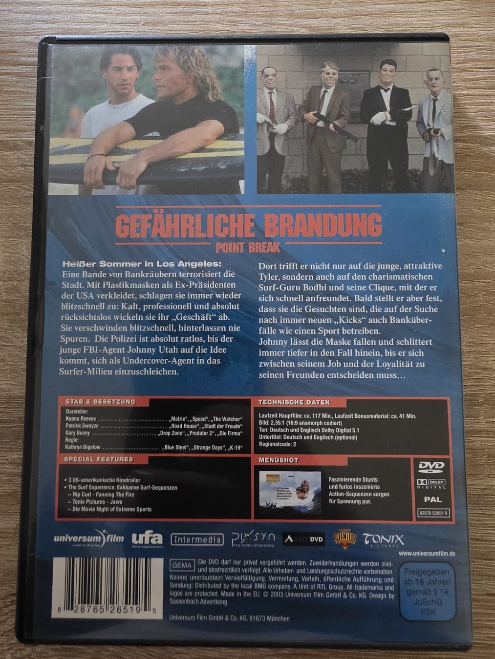 Alle DVDs: Gefährliche Brandung Point Break DVD  – Gebraucht aus Zürich von P-editon 1