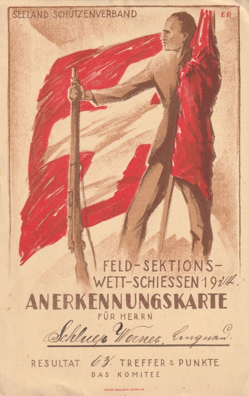 Documenti: Ehrenmeldung Seeland ca. 1930 – Usato da Crémines venduto da clifden92