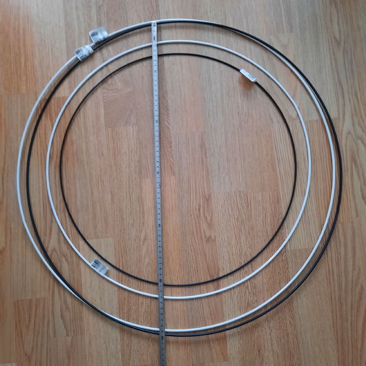 4 stabile Metallringe 45 - 60cm für Makramee etc (Neu (gemäss ...