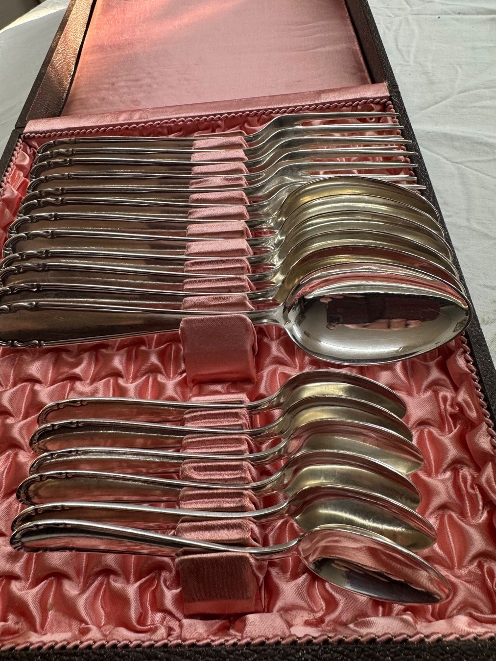 Set di posate: Versilbertes Besteck von 1960 – Usato da Burgdorf venduto da Tanthony 1