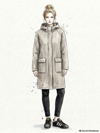 eleganter, sportlicher coat in der gr s / m