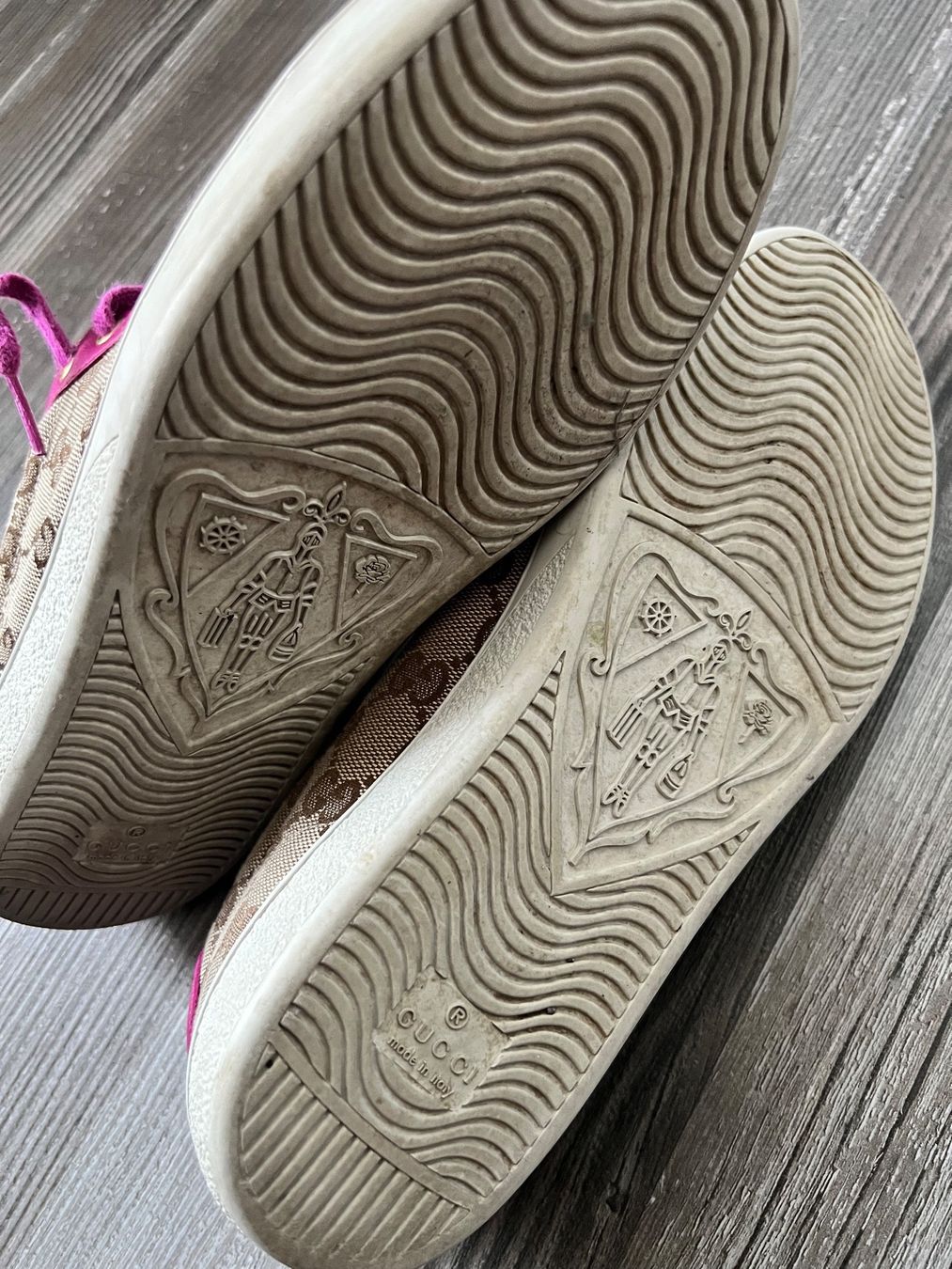 Gucci Scarpe da donna: Baskets GUCCI Brooklyn rose taille 38.5 – Usato da Monthey venduto da Joseph-29 5
