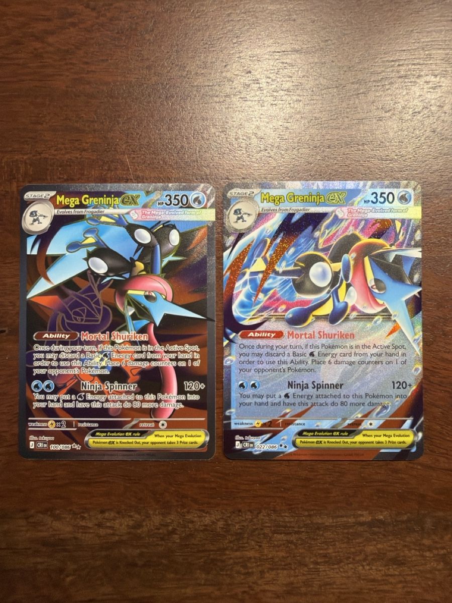 Pokémon Carte collezionabili: Mega Greninja ex (CRI 100 / 022) – Nuovo (secondo la descrizione) da Emmenbrücke venduto da Pack_Ripper
