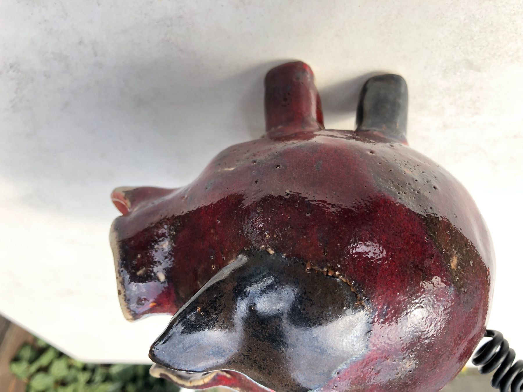 Statuette: Glücksschweinchen aus Keramik – Usato da Niederlenz venduto da lil_jxk8 1