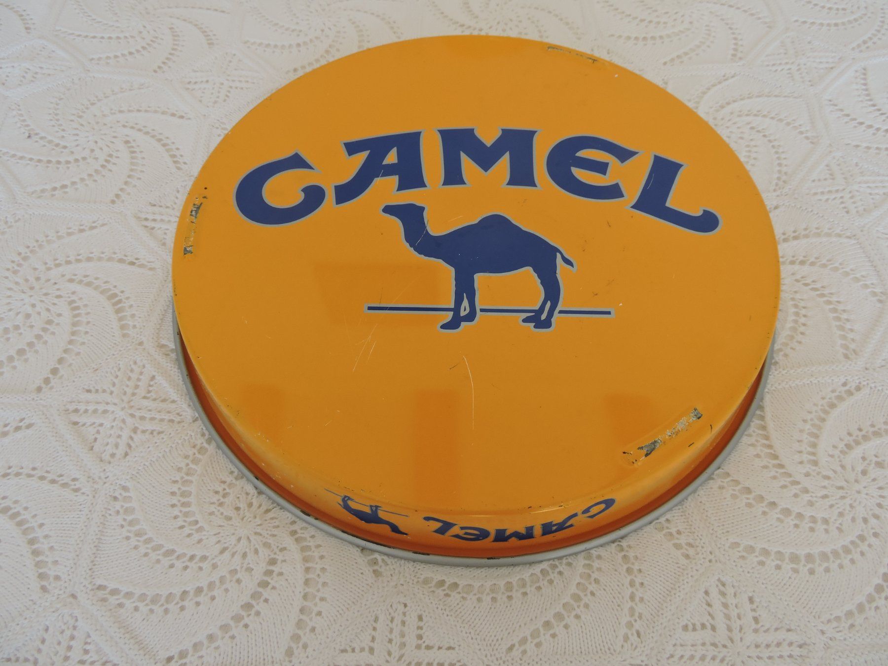 Piatti di portata: Werbe Serviertableau Camel Camel Zigaretten – Usato da Burgdorf venduto da rosashop54 2