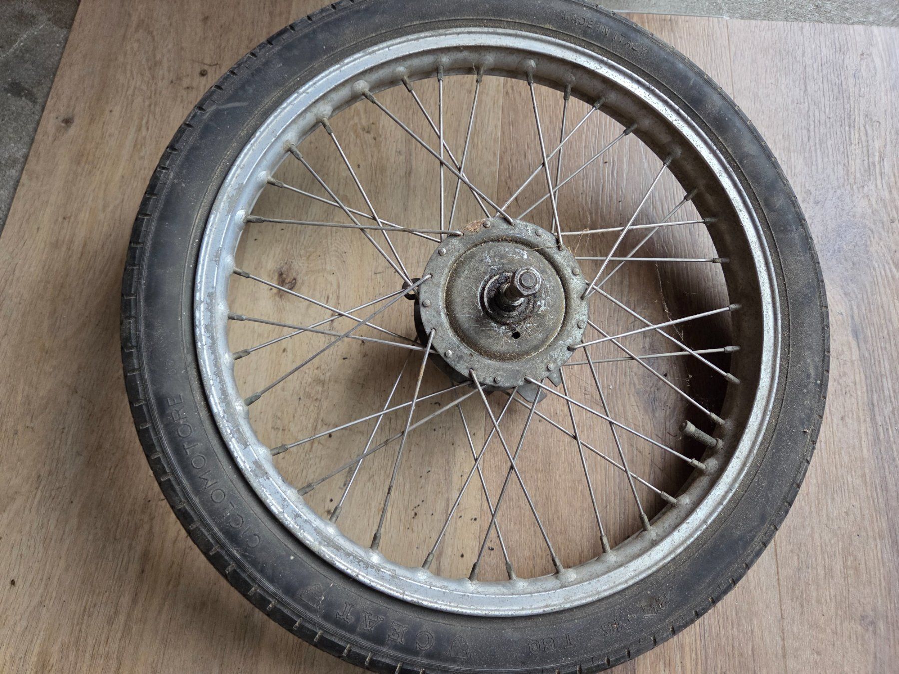 Cilo Mofas: Vorderrad 16" Cilo Speichenrad – Gebraucht aus frümsen von Sailem 1