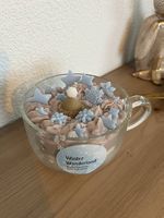 Selbstgemachte Kerze Winter