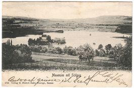 Ansichtskarte   Mauensee mit Schloss