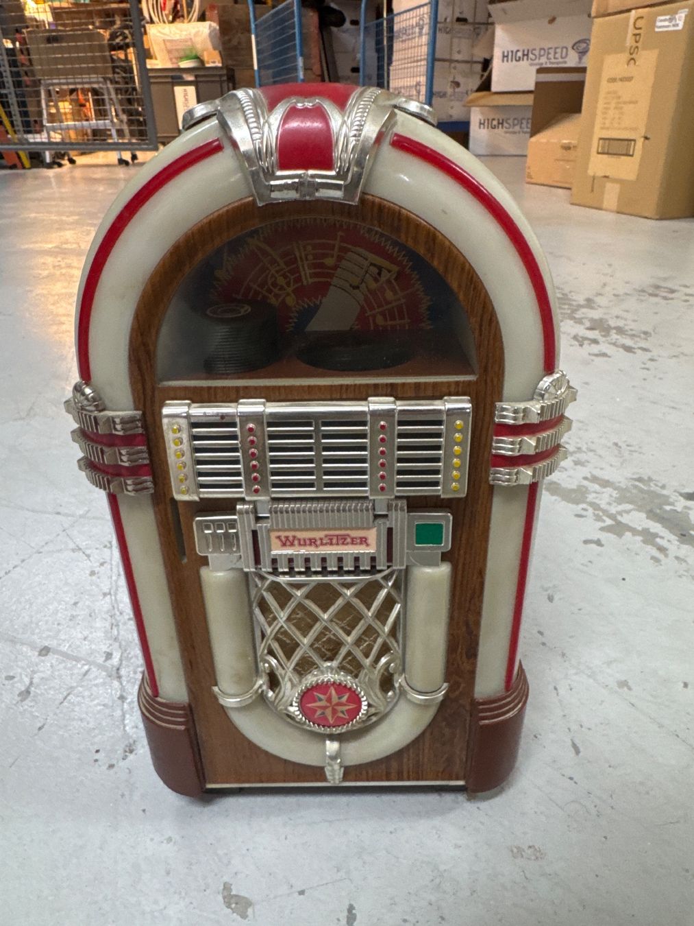 Jukebox: Wurlitzer Jukebox, Mini, Nostalgie-Deko – Difettoso da Dietlikon venduto da HighspeedUmzug