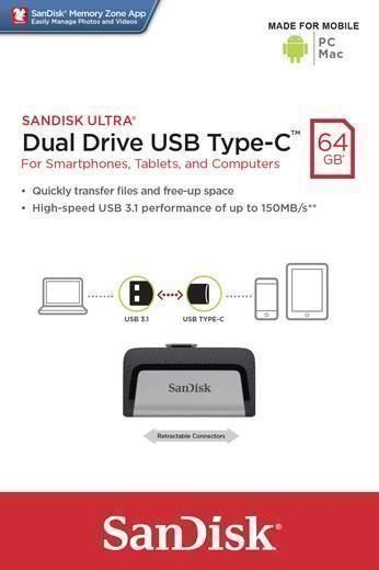 Sandisk USB Sticks: USB-Zusatzspeicher Smartphone/Tablet San – Neu und originalverpackt aus Zürich von wearehappy