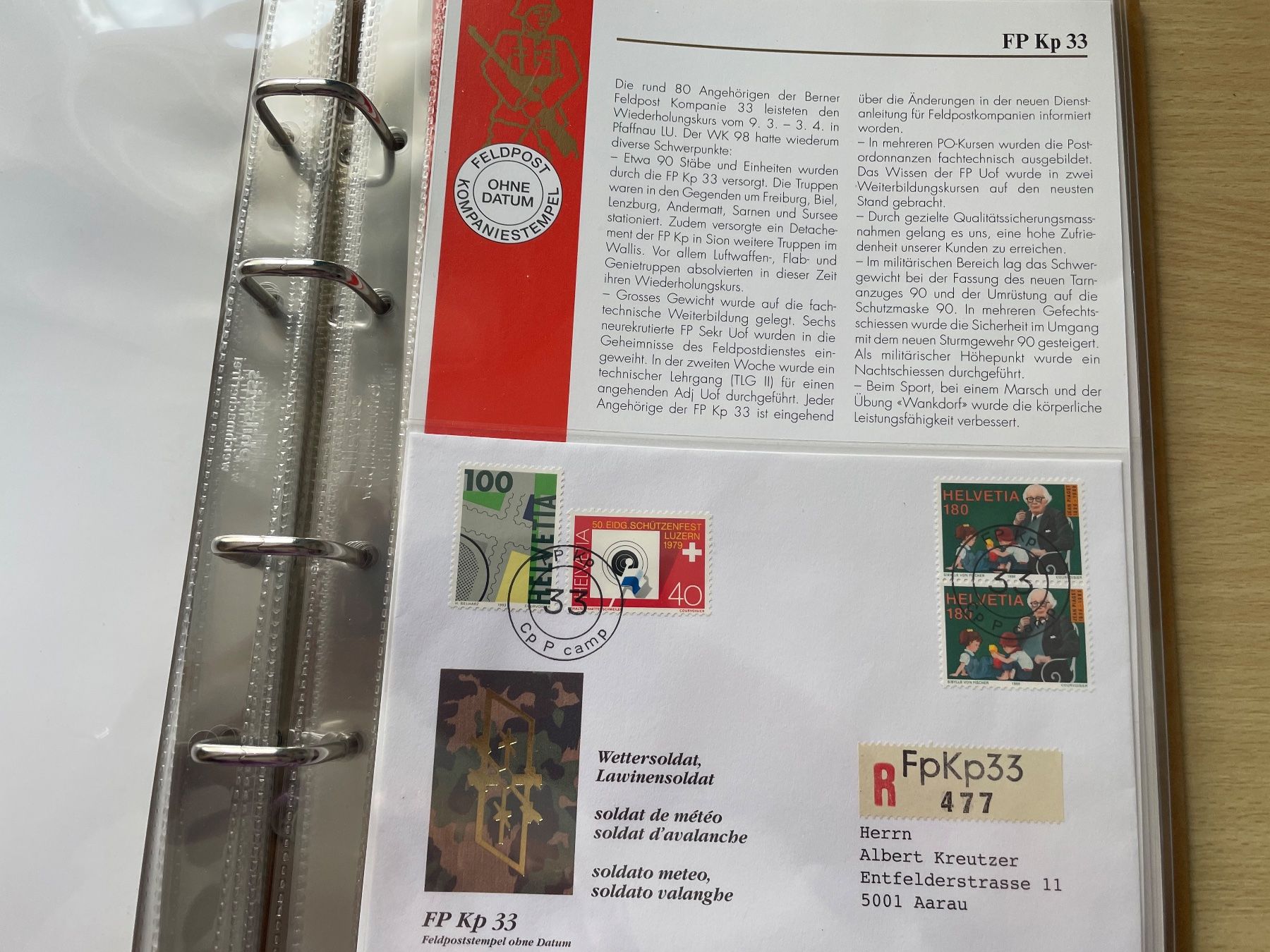 Tutti i francobolli: 21 DOC. MILITAIRE FELDPOST – Usato da Sonceboz-Sombeval venduto da Comment2 4