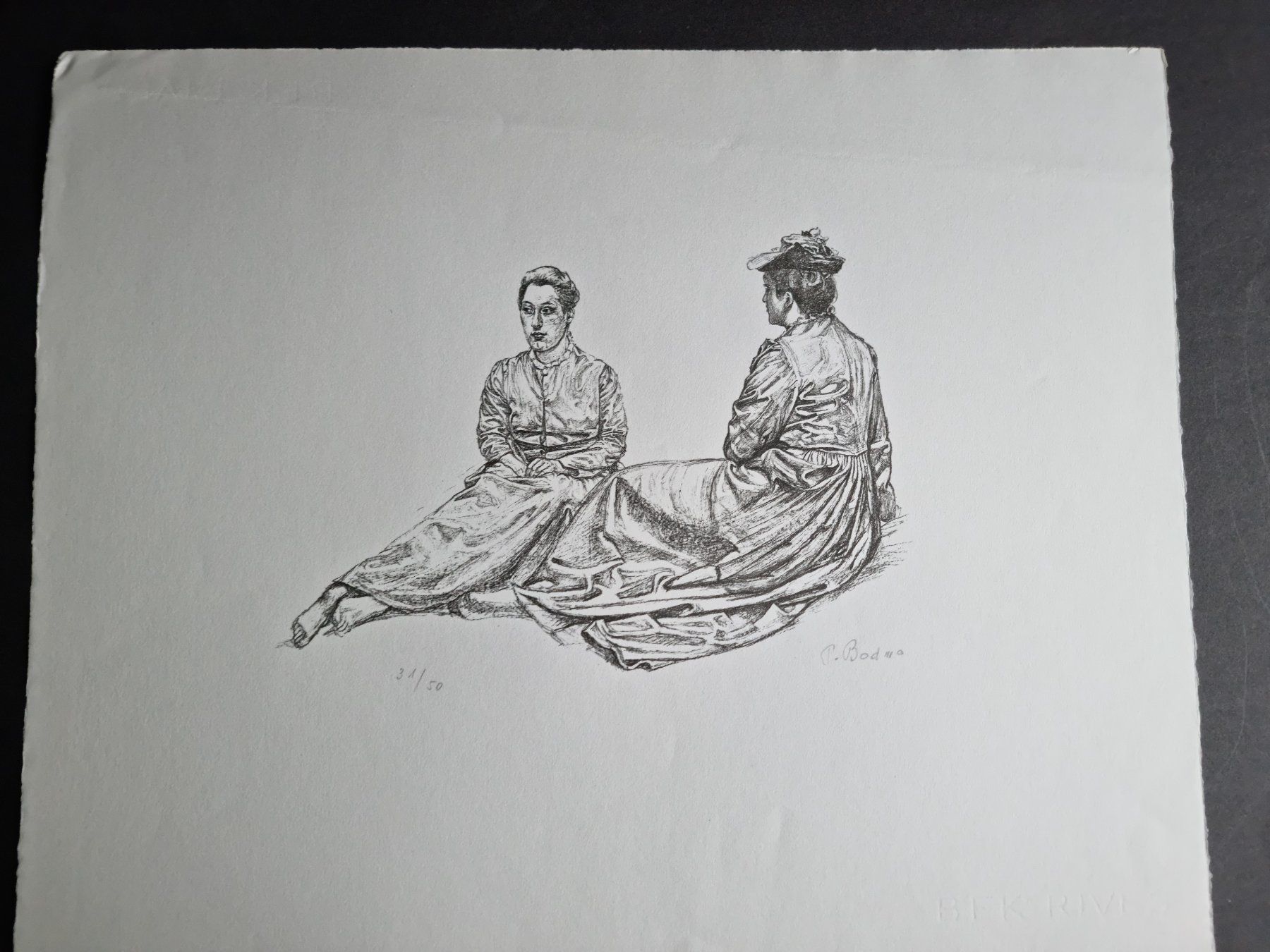 Grafica & Litografie: BODMER PAUL LITHOGRAPHIE SIGNIERT NUMMERIERT – Usato da Gersau venduto da kunst-online 2