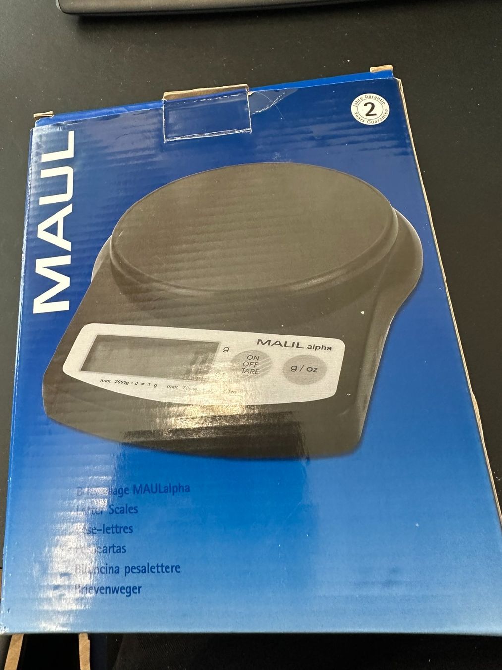 Altra tecnologia per ufficio: Briefwaage MAULalpha, schwarz – Usato da Lyssach venduto da Zsag