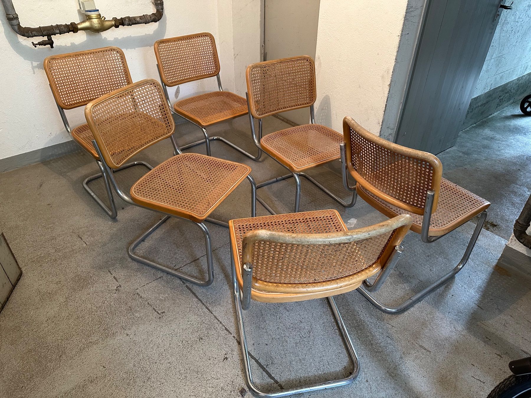Thonet Stühle: 6 Freischwinger THONET – Gebraucht aus Münsingen von Sternsaphir64 1