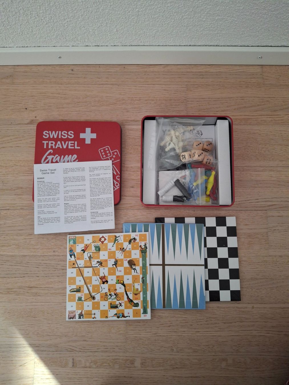 Giochi: SWISS TRAVEL Game Set unbenutzt – Nuovo e nell'imballaggio originale da Dietikon venduto da Hwengi 1