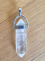 Bergkristall Anhänger 4cm lang