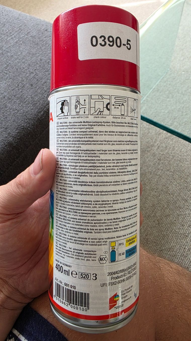 Farben: Autolack Sprühdose Farbcode 586 Magmarot – Gebraucht aus Olten von CosyF 1