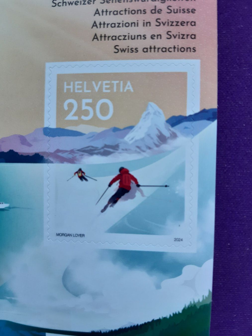 Tous les timbres: **Sonderblock "Schweizer Sehenswürdigkeiten" – D'occasion à Wangs par weisstannen01 4