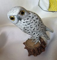 Eule Figur aus Holz Handgemacht und wunder schön 