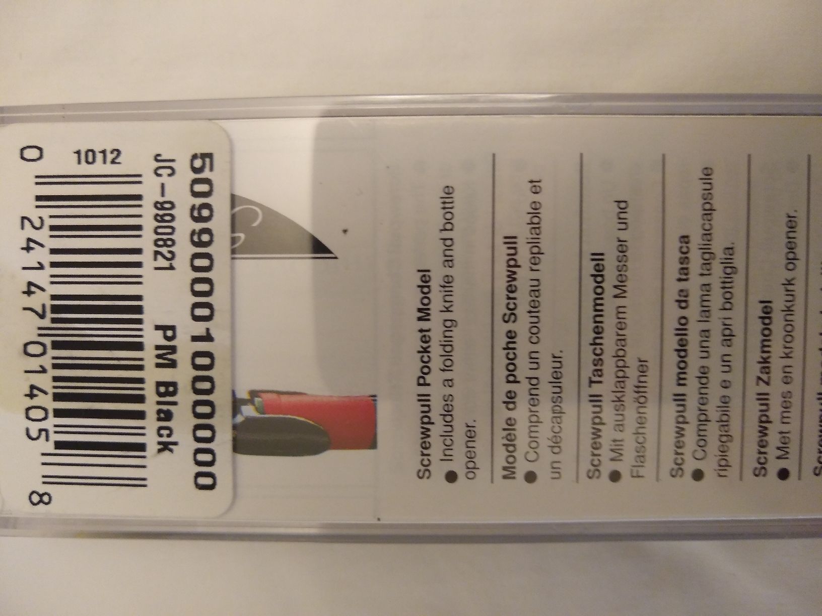 Pflegeprodukte: NEW! Black Screwpull Pocket Model Multitool – Neu und originalverpackt aus Dübendorf von LoRi-2026 2