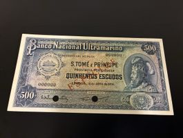 500$00 1956 espécimen bankfrisch selten
