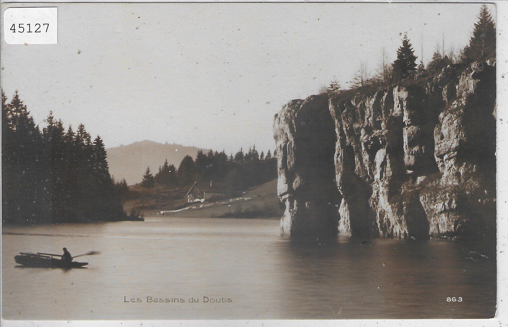 Cartoline postali: Les Bassins du Doubs – Usato da Ettingen venduto da Kartenplanet